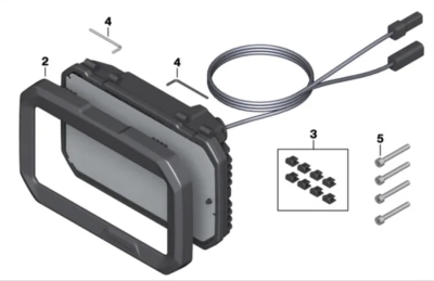 Let op voor montage op stuur heb je aparte beugels nodig