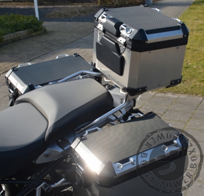 Let op; foto is met carbon folie, in plaats van met transparante folie.