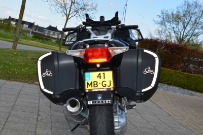 Effect wanneer de reflectie. Let op Exclusief reflectie op spatbord. wordt aangelicht