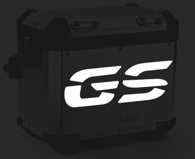 Weergave in donker op een aluminium koffer