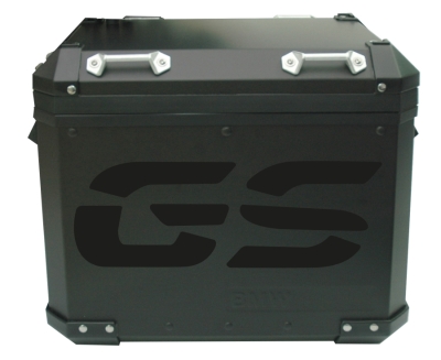 Weergave overdag op zwarte koffer