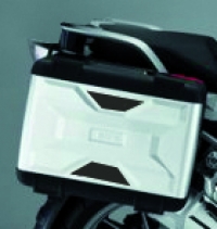 Inclusief reflectie voor zijkant koffers